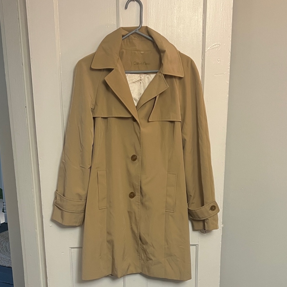 Calvin Klein Classic Beige Trench Coat